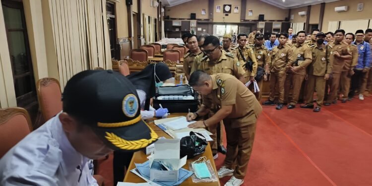 Lima Peserta Tes Urine di DPRD Kotim Dinyatakan Positif