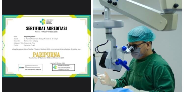 Klinik Sagara Eye Care Raih Akreditasi Paripurna