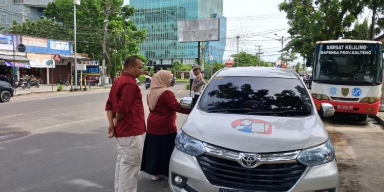 Bapenda Kobar dan Satlantas Gelar Razia Kendaraan