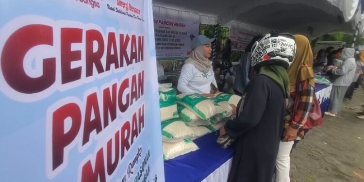 Pasar Murah Digelar di Sampit Untuk Tekan Harga Jelang Nataru