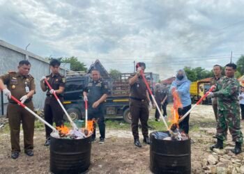 Barang Bukti Inkrah Dimusnahkan