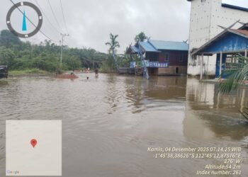 Desa Tumbang Mujam Banjir